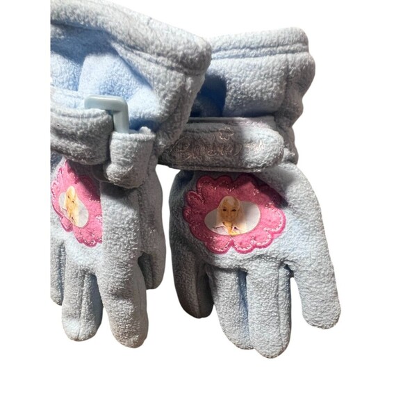 NWOT 2004 Mattel Barbie Adjustable Winter Gloves Girls OS Casual Travel Warmth - Picture 3 of 7